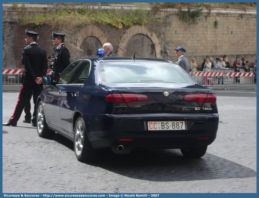 CC BS887
Arma dei Carabinieri
Alfa Romeo 166 I serie
Parole chiave: Arma dei Carabinieri;Carabinieri;Alfa Romeo;166