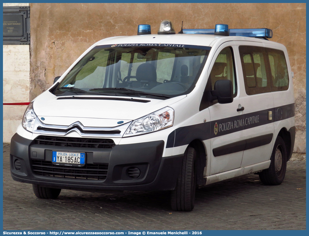 Polizia Locale YA185AC
Polizia di Roma Capitale
Citroen Jumpy III serie restyling
Parole chiave: PL;P.L.;PM;P.M.;Polizia;Locale;Municipale;Roma;Capitale;Citroen;Jumpy;YA 185 AC;YA185AC