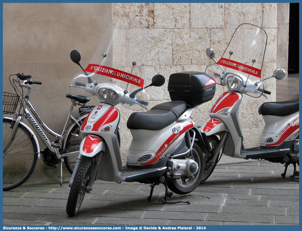 -
Polizia Municipale
Comune di Pisa
Piaggio Liberty 125 I serie
Parole chiave: Polizia;Locale;Municipale;Pisa;Piaggio;Liberty