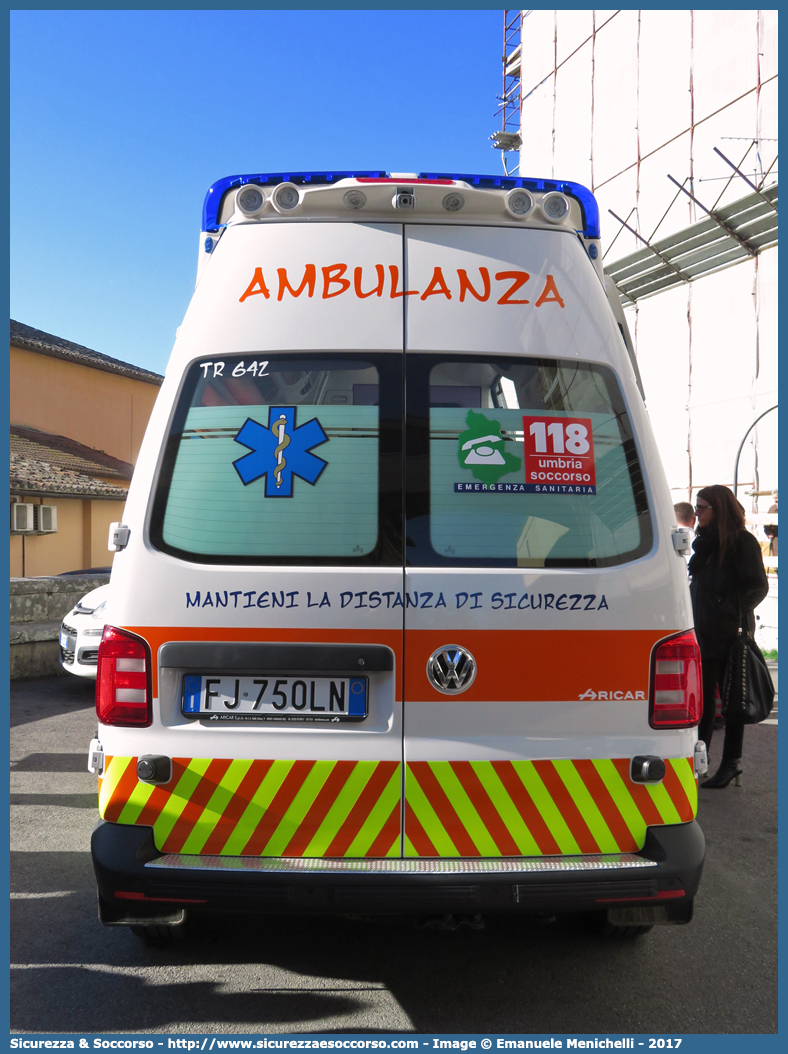 TR 642
118 Umbria Soccorso
Azienda USL Umbria 2
Volkswagen Transporter T6
Allestitore Aricar S.p.A.
Parole chiave: 118;Umbria;Terni;Soccorso;Ambulanza;Autoambulanza;Volkswagen;Transporter;T6;T 6;Aricar