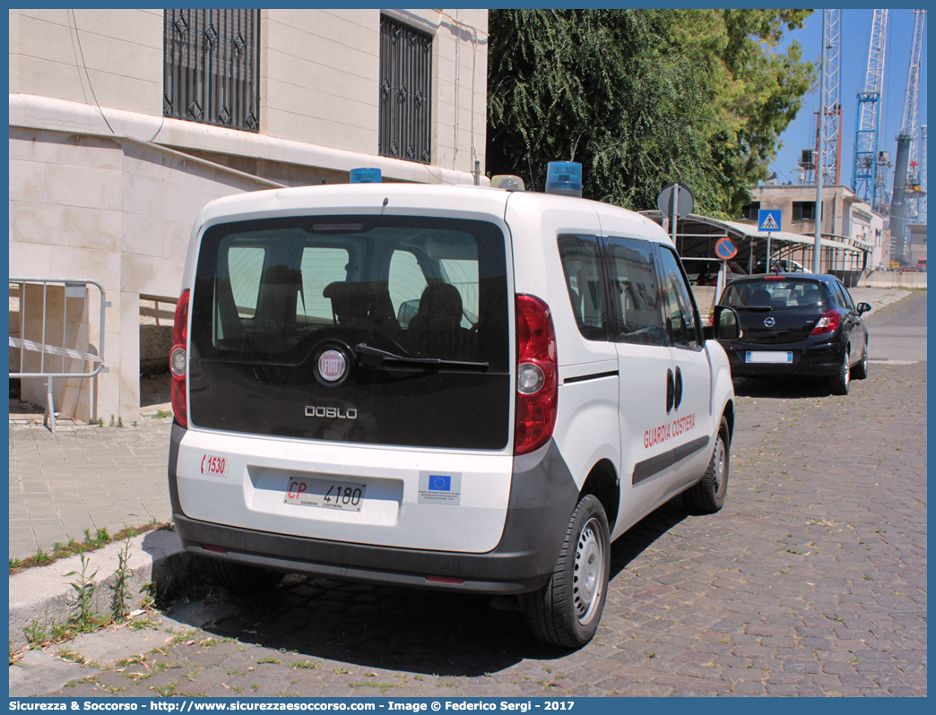 CP 4180
Corpo delle Capitanerie di Porto
Guardia Costiera 
Fiat Doblò II serie
Parole chiave: CP;C.P.;GC;G.C.;Guardia;Costiera;Capitaneria;Capitanerie;Porto;Guardia;Costiera;Fiat;Doblò;Doblo