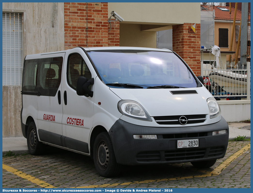 CP 2830
Corpo delle Capitanerie di Porto
Guardia Costiera 
Opel Vivaro I serie
Parole chiave: CP;C.P.;GC;G.C.;Guardia;Costiera;Capitaneria;Capitanerie;di;Porto;Opel;Vivaro