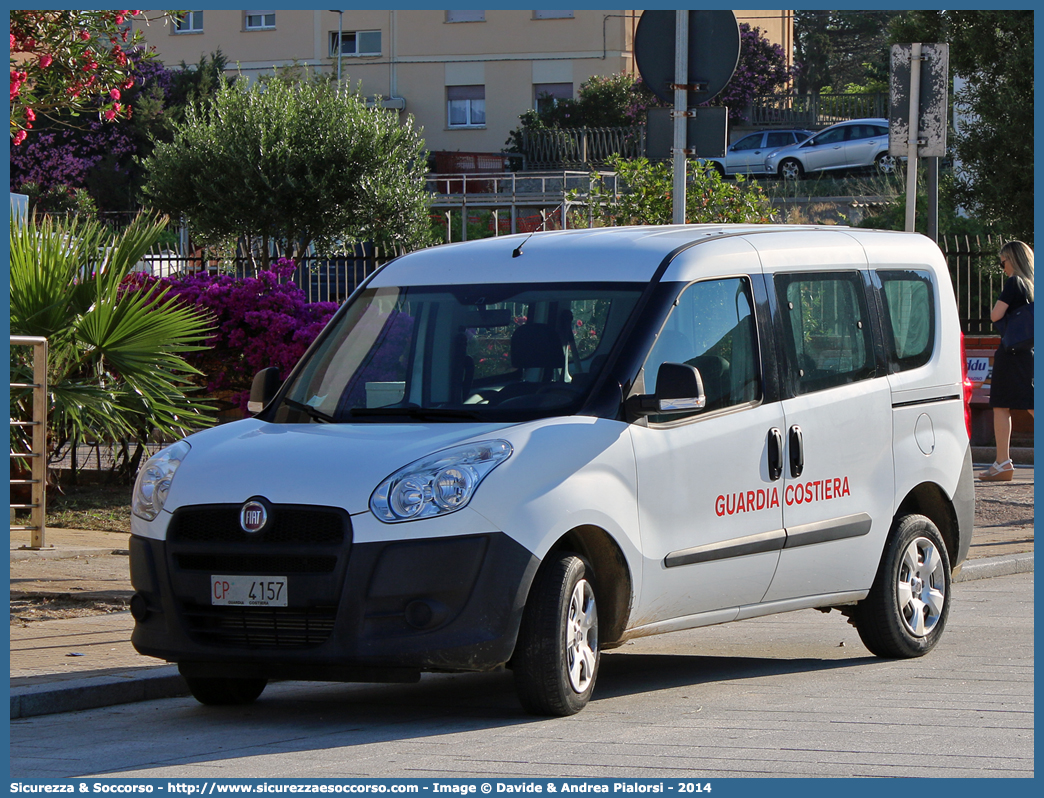 CP 4157
Corpo delle Capitanerie di Porto
Guardia Costiera 
Fiat Doblò II serie
Parole chiave: CP;C.P.;GC;G.C.;Guardia;Costiera;Capitaneria;Capitanerie;Porto;Guardia;Costiera;Fiat;Doblò;Doblo