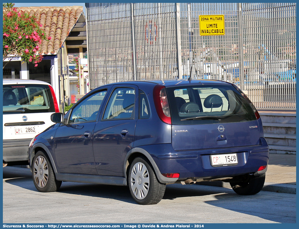 CP 1548
Corpo delle Capitanerie di Porto
Guardia Costiera 
Opel Corsa III serie restyling
Parole chiave: CP;C.P.;GC;G.C.;Guardia;Costiera;Guardia Costiera;Capitaneria di Porto;Opel;Corsa;1548