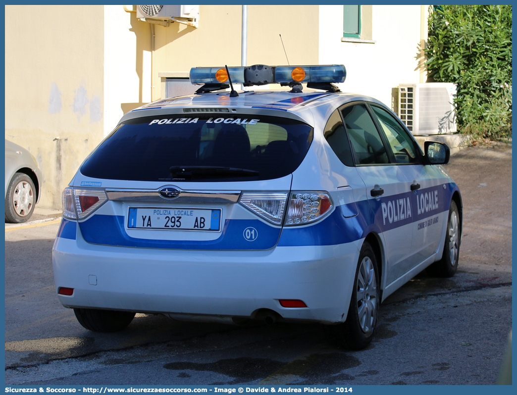 Polizia Locale YA293AB
Polizia Locale
Comune di Golfo Aranci
Subaru Impreza III serie
Allestitore Bertazzoni S.r.l.
Parole chiave: Polizia;Locale;Municipale;Golfo;Aranci;Subaru;Impreza;YA293AB;YA 293 AB;Bertazzoni