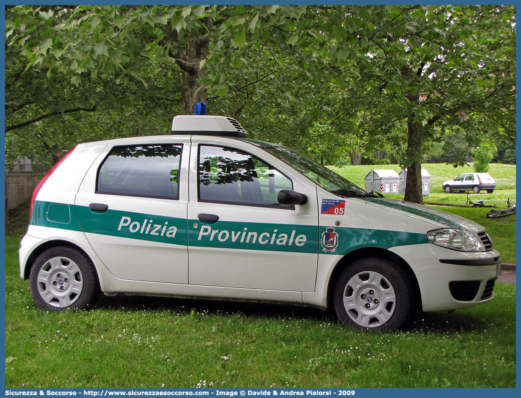 -
Polizia Provinciale
Provincia di Forlì - Cesena
Fiat Punto III serie
(variante)
Parole chiave: Polizia;Locale;Provinciale;Forlì;Cesena;Fiat;Punto