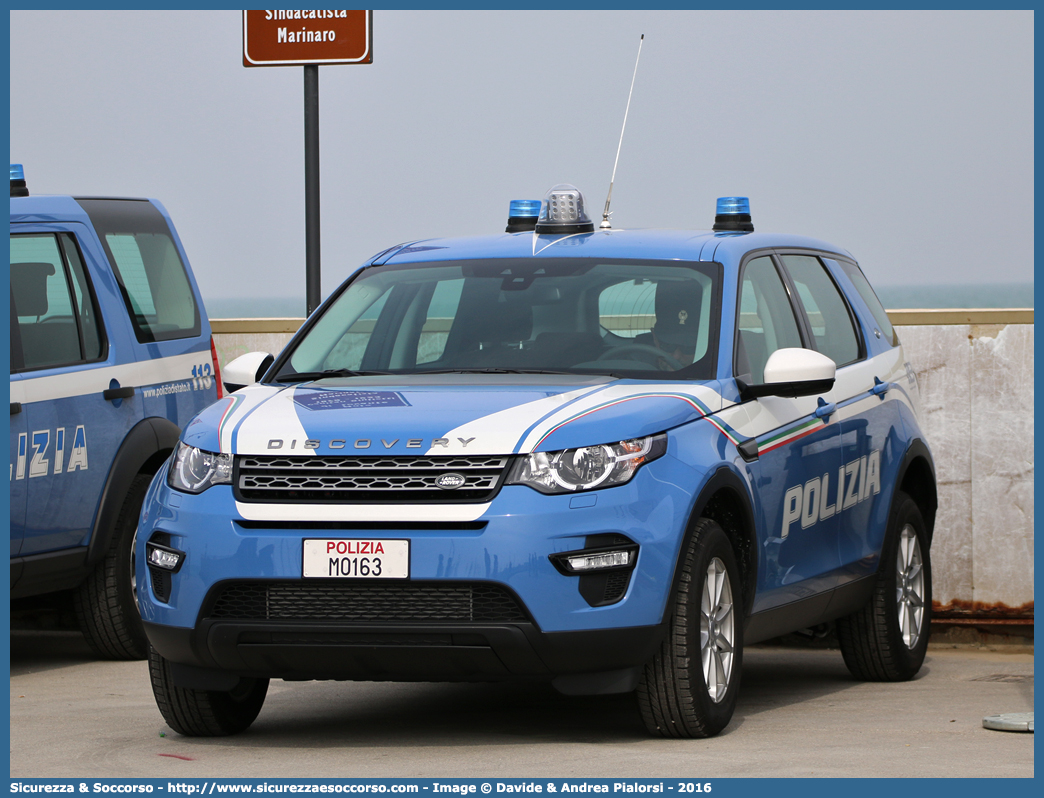 Polizia M0163
Polizia di Stato
Land Rover Discovery Sport
Allestitore Carrozzeria Marazzi S.r.l.
Parole chiave: PS;P.S.;Polizia;di;Stato;Polizia;Stato;Land;Rover;Discovery;Sport