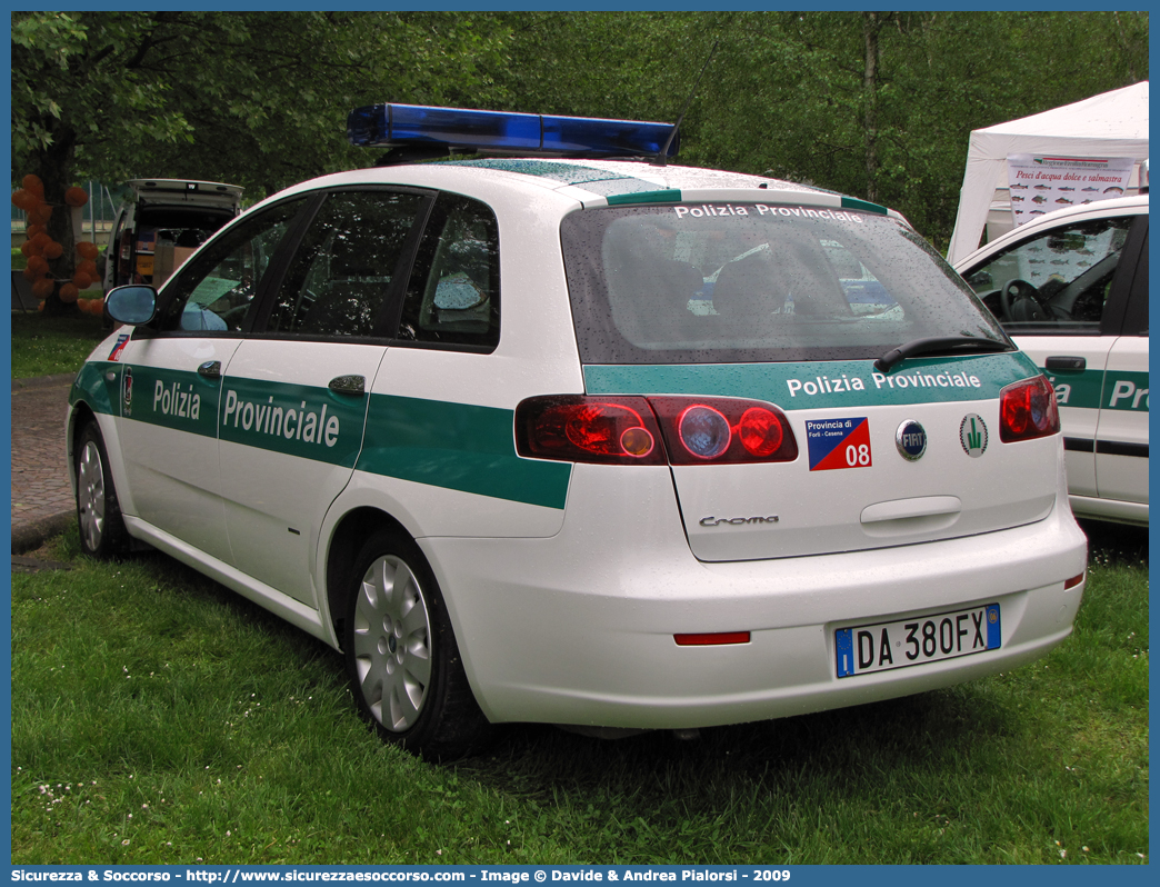 -
Polizia Provinciale
Provincia di Forlì - Cesena
Fiat Nuova Croma I serie
Allestitore Ciabilli S.r.l.
(I variante)
Parole chiave: Polizia;Locale;Provinciale;Forlì;Cesena;Fiat;Nuova Croma;Ciabilli