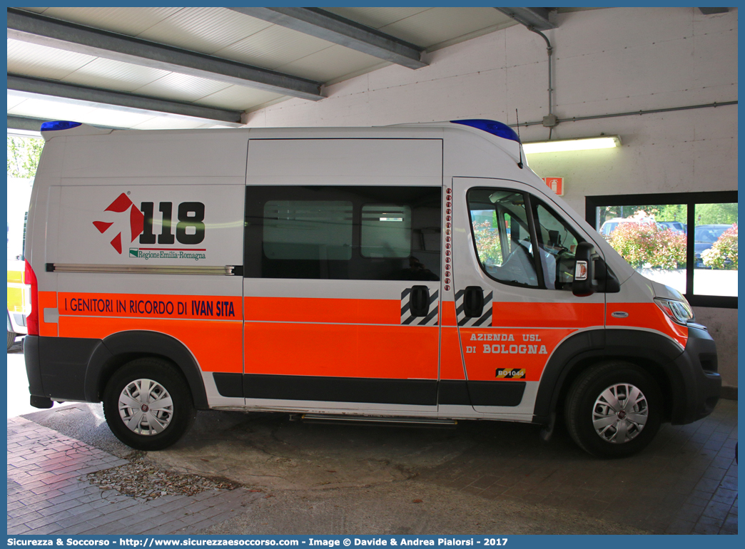 BO 1044
118 Bologna Soccorso
Fiat Ducato III serie restyling
Allestitore Vision S.r.l.
Parole chiave: 118;Bologna;Soccorso;Ambulanza;Autoambulanza;Fiat;Ducato;X290;X 290;Vision