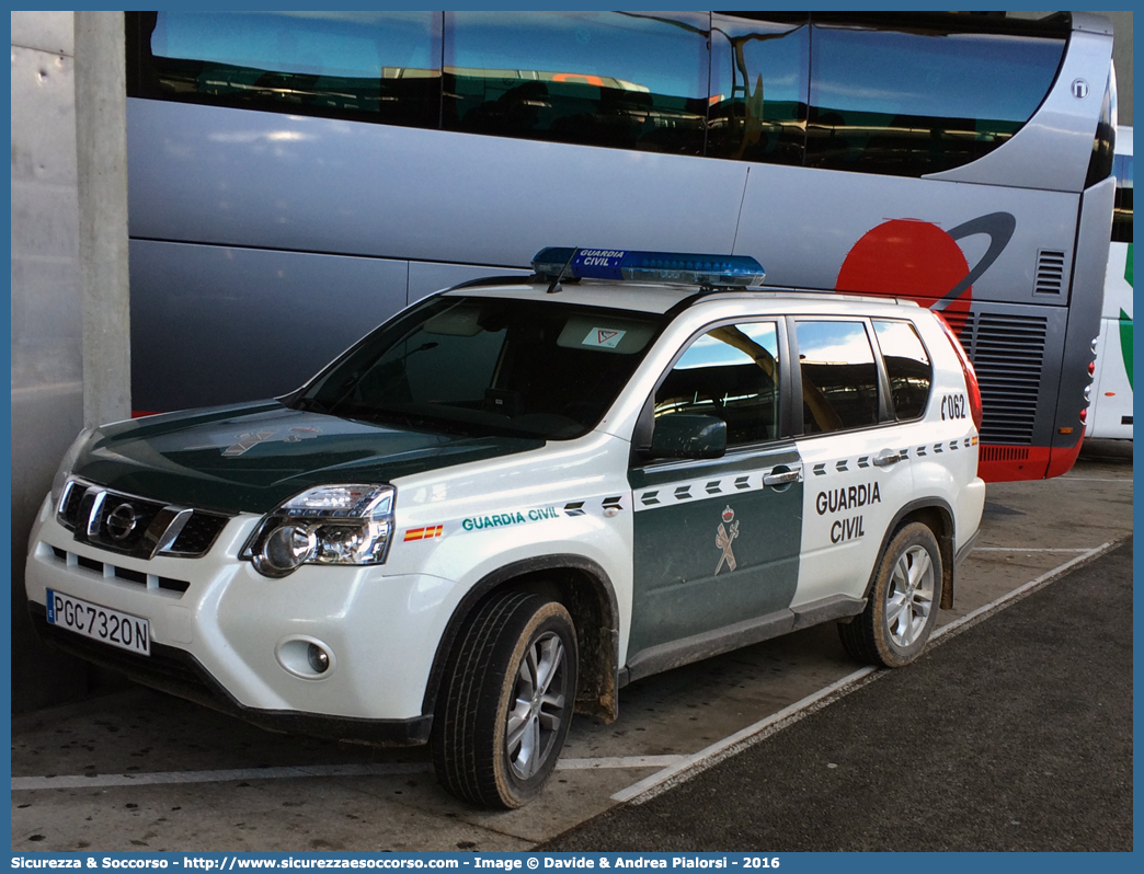 PGC 7320N
Reino de España
Guardia Civil
Nissan X-Trail II generation
Parole chiave: Regno di Spagna;Spagna;Espana;España;Reino de España;Guardia;Civil;Nissan;XTrail;X Trail;X-Trail;X - Trail