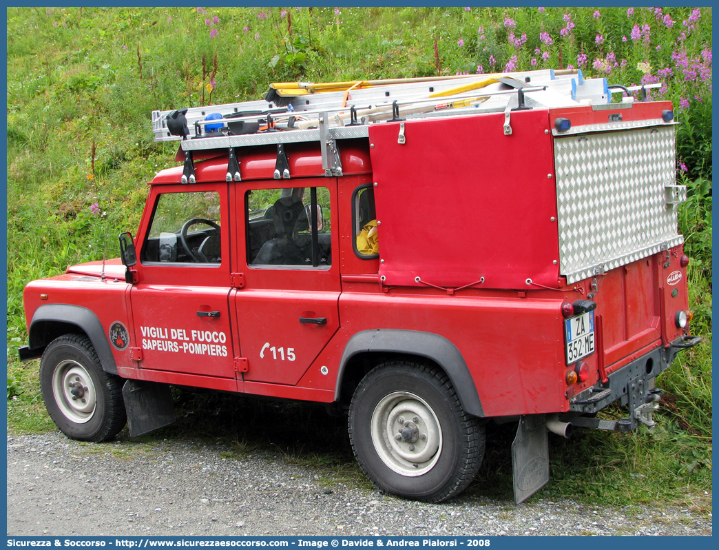 -
Vigili del Fuoco
Regione Autonoma Valle d'Aosta
Distaccamento Volontari di Valtournenche
Land Rover Defender 110
Parole chiave: VF;V.F.;Vigili;Fuoco;Regione;Autonoma;Valle;Aosta;Volontari;Valtournenche;Land;Rover;Defender;110