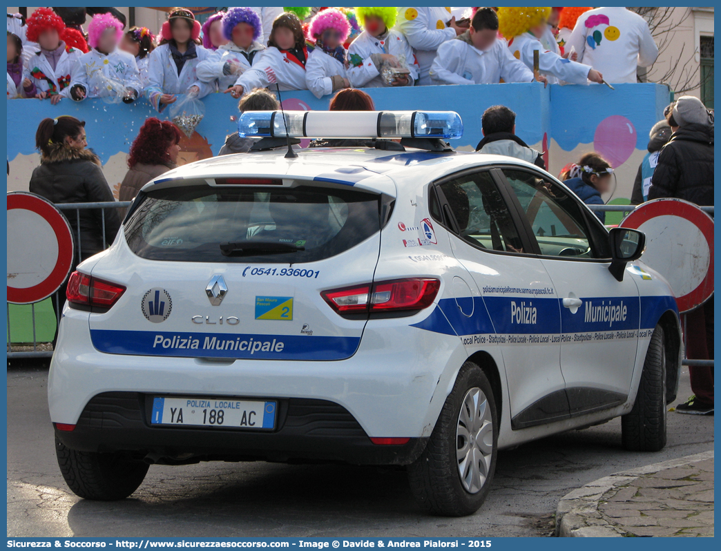 Polizia Locale YA188AC
Polizia Municipale
Comune di San Mauro Pascoli
Renault Clio VI serie
Allestitore Focaccia Group S.r.l.
Parole chiave: Polizia;Locale;Municipale;San Mauro Pascoli;Renault;Clio;Focaccia;YA188AC;YA 188 AC