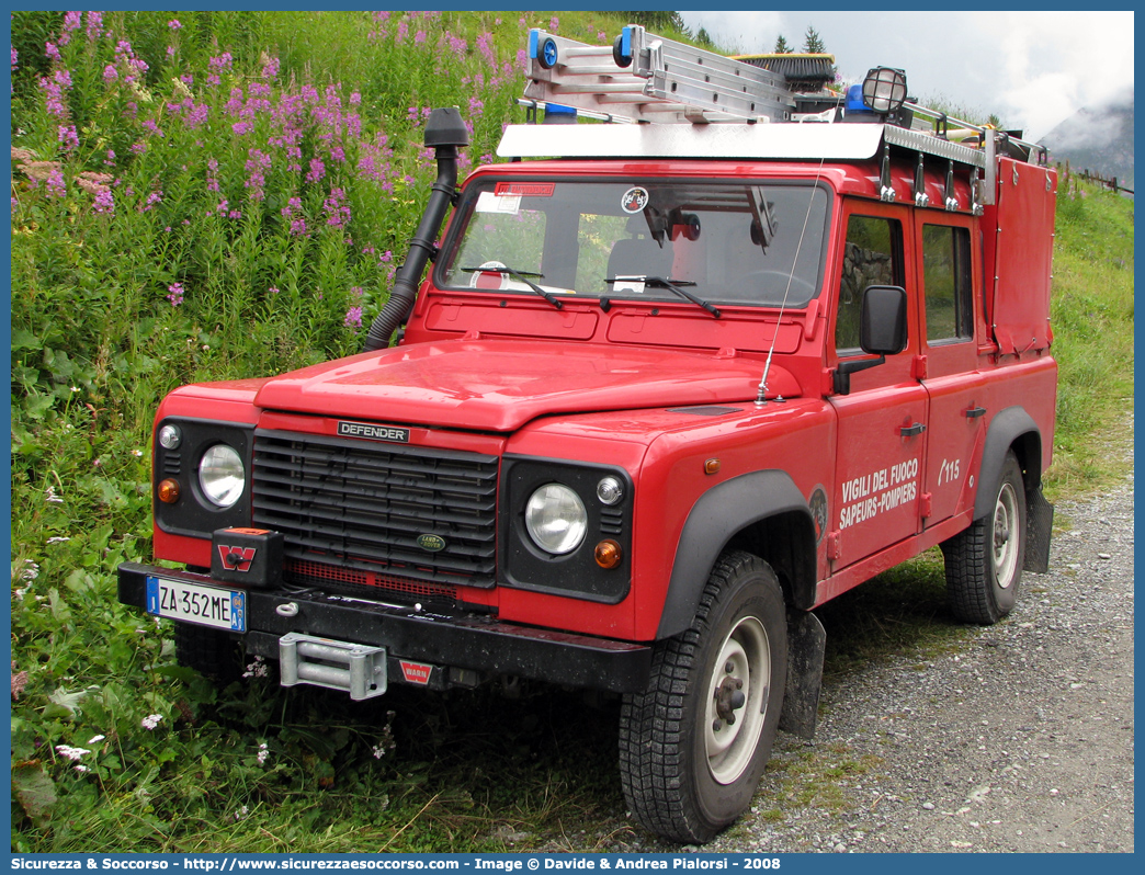 -
Vigili del Fuoco
Regione Autonoma Valle d'Aosta
Distaccamento Volontari di Valtournenche
Land Rover Defender 110
Parole chiave: VF;V.F.;Vigili;Fuoco;Regione;Autonoma;Valle;Aosta;Volontari;Valtournenche;Land;Rover;Defender;110