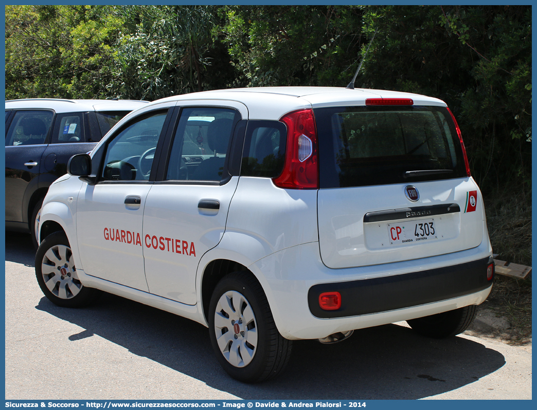 CP 4303
Corpo delle Capitanerie di Porto
Guardia Costiera
Fiat Nuova Panda II serie
Parole chiave: CP;C.P.;GC;G.C.;Guardia;Costiera;Capitaneria;Capitanerie;di;Porto;Fiat;Nuova;Panda