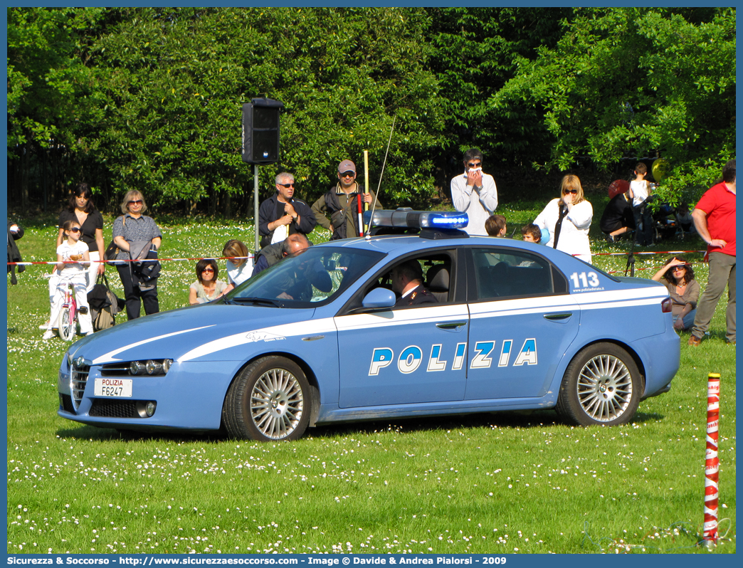 Polizia F6247
Polizia di Stato 
Squadra Volante
Alfa Romeo 159
Parole chiave: PS;P.S.;Polizia;di;Stato;Pubblica;Sicurezza;Squadra;Volante;Alfa;Romeo;159