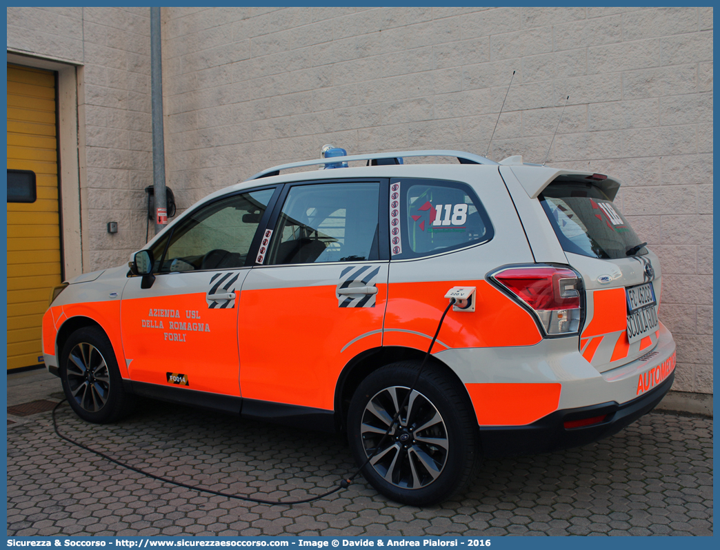 FO 14
118 Romagna Soccorso
Ambito Territoriale di Forlì
Subaru Forester XT VI serie restyling
Allestitore Vision S.r.l.
Parole chiave: 118;Romagna;Soccorso;Forlì;Forli;Automedica;Auto Medica;Automedicalizzata;Auto Medicalizzata;Subaru;Forester;Vision