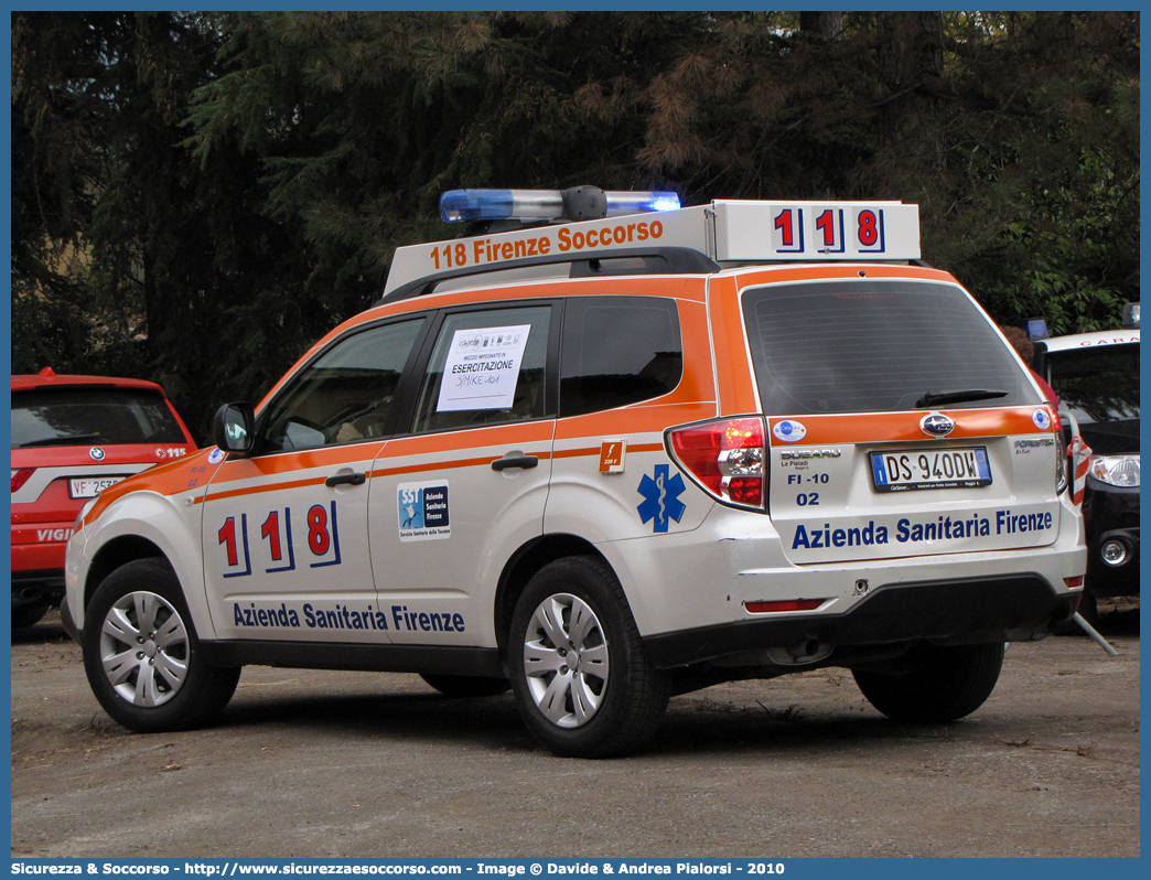 FI 10 02
118 Firenze Soccorso
Subaru Forester V serie
Allestitore Orion S.r.l.
Parole chiave: 118;Firenze;Soccorso;Automedica;Automedicalizzata;Auto Medica;Auto Medicalizzata;Subaru;Forester;Orion