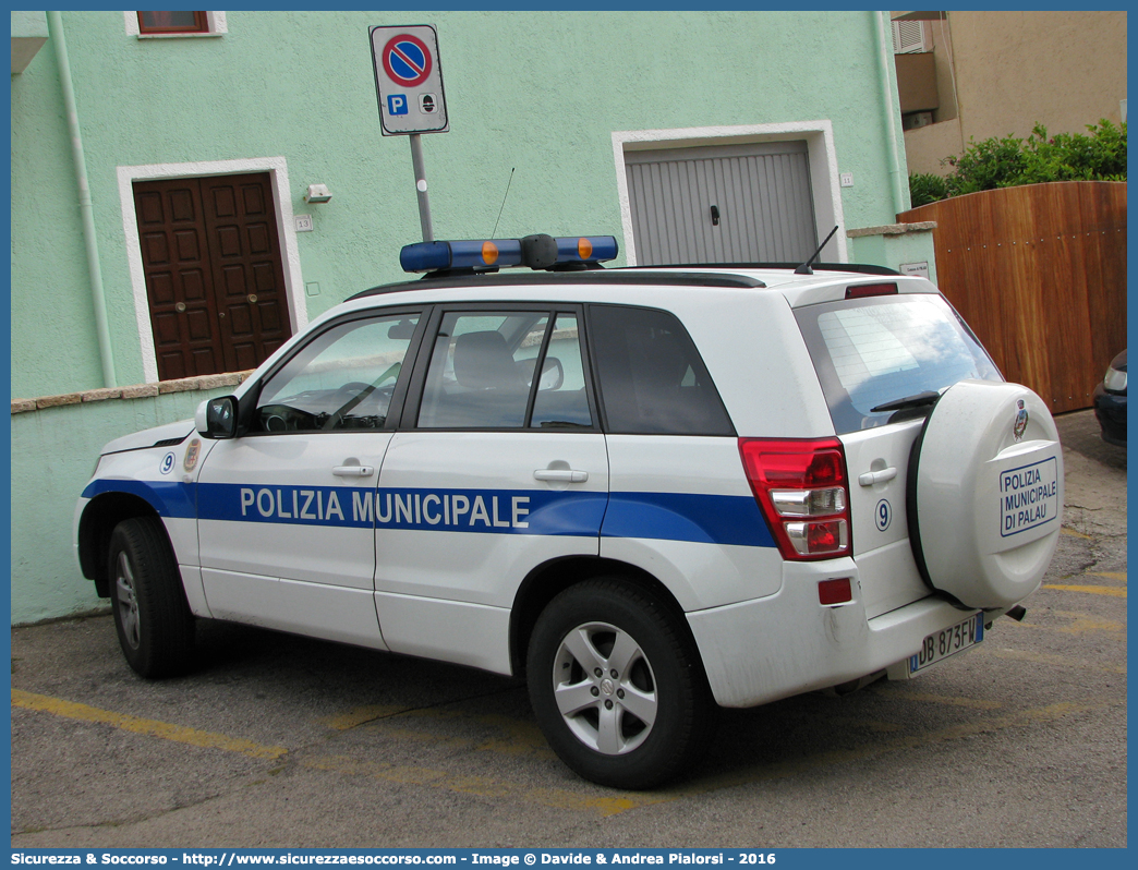 -
Polizia Municipale
Comune di Palau
Suzuki Grand Vitara III serie
Parole chiave: PL;P.L.;PM;P.M.;Polizia;Locale;Municipale;Palau;Suzuki;Grand Vitara