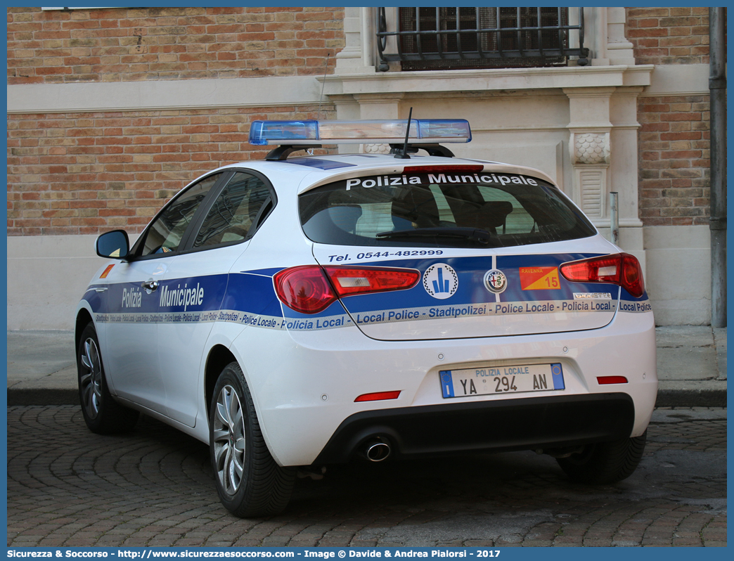 Polizia Locale YA294AN
Polizia Municipale
Comune di Ravenna
Alfa Romeo Nuova Giulietta
I serie II restyling
Parole chiave: Polizia;Locale;Municipale;Ravenna;Alfa Romeo;Nuova Giulietta;YA294AN;YA 294 AN