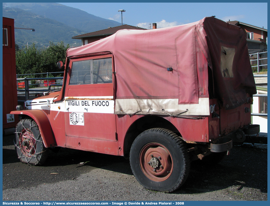 -
Vigili del Fuoco
Regione Autonoma Valle d'Aosta
Fiat Campagnola
Parole chiave: VF;V.F.;Vigili;Fuoco;Regione;Autonoma;Valle;Aosta;Fiat;Campagnola;AR59