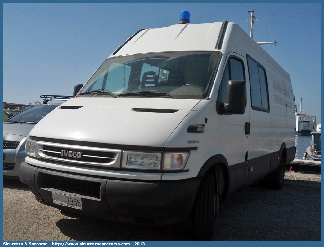 CP 2956
Corpo delle Capitanerie di Porto
Guardia Costiera
Reparti Subacquei
Iveco Daily 35C17 III serie
Parole chiave: Guardia Costiera;Capitaneria di Porto;Capitanerie di Porto;Reparto;Subacquei;Iveco;Daily;35C17;35 C 17;35 C17;35C 17;CP2956;CP 2956