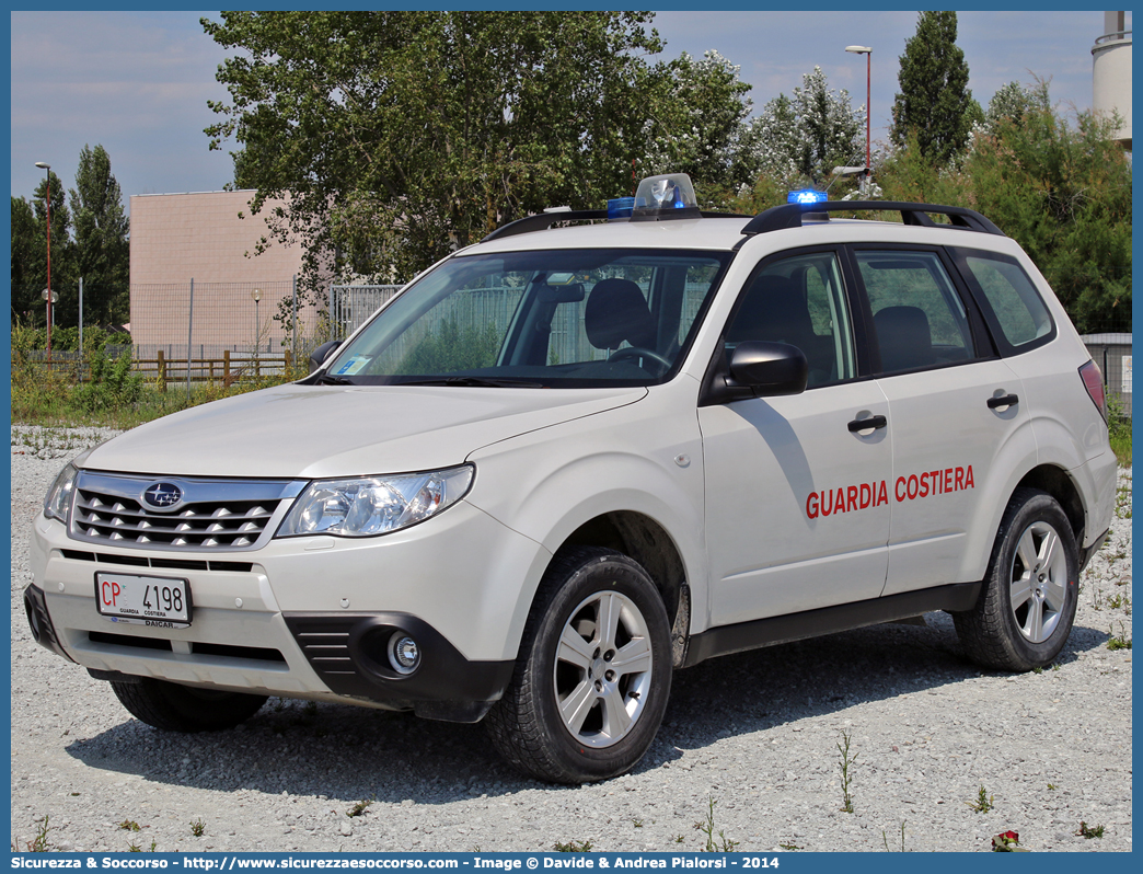 CP 4198
Corpo delle Capitanerie di Porto
Guardia Costiera
Subaru Forester V serie
Parole chiave: CP;C.P.;GC,G.C.;Guardia Costiera;Capitaneria di Porto;Capitanerie di Porto;Subaru;Forester;CP;4198