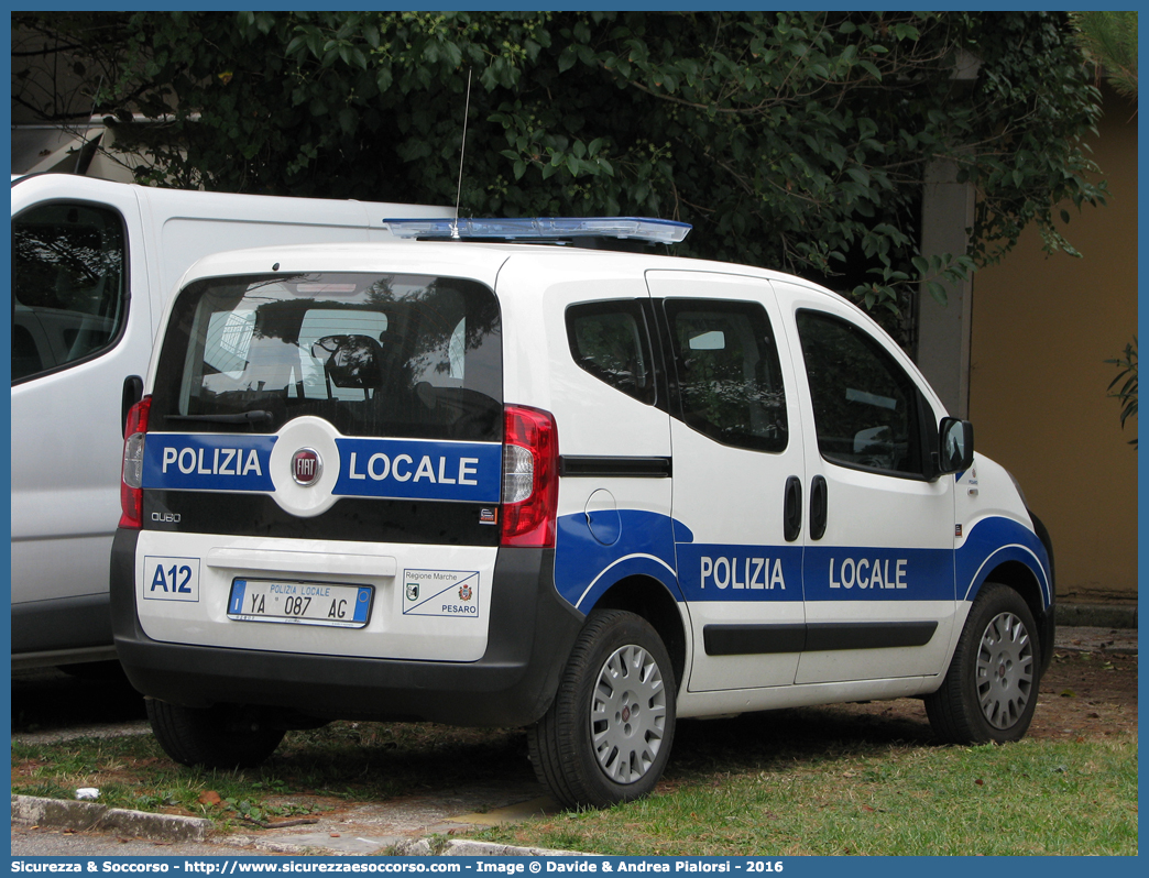 Polizia Locale YA087AG
Polizia Locale
Comune di Pesaro
Fiat Qubo I serie
Allestitore Elevox S.r.l.
Parole chiave: Polizia;Locale;Municipale;Pesaro;Fiat;Qubo;Elevox;YA087AG;YA 087 AG