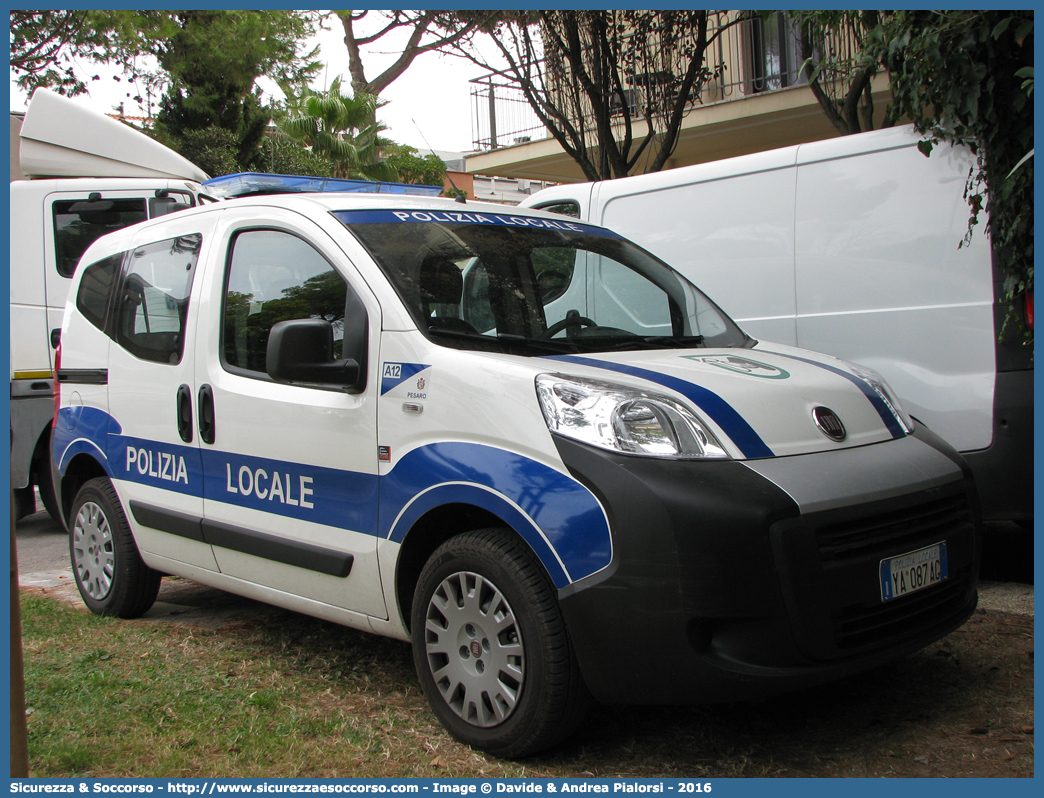 Polizia Locale YA087AG
Polizia Locale
Comune di Pesaro
Fiat Qubo I serie
Allestitore Elevox S.r.l.
Parole chiave: Polizia;Locale;Municipale;Pesaro;Fiat;Qubo;Elevox;YA087AG;YA 087 AG