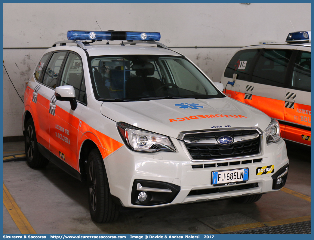 BO 1080
118 Bologna Soccorso
Subaru Forester VI serie restyling
Allestitore Aricar S.p.A.
Parole chiave: 118;Bologna;Soccorso;Automedica;Automedicalizzata;Auto Medica;Auto Medicalizzata;Subaru;Forester;Aricar