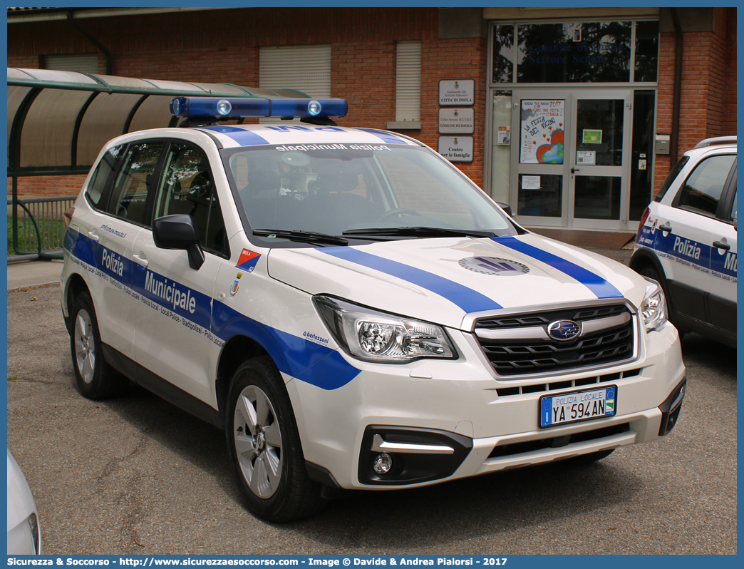 Polizia Locale YA594AN
Polizia Municipale
Comune di Imola
Subaru Forester VI serie restyling
Allestitore Bertazzoni S.r.l.
Parole chiave: Polizia;Locale;Municipale;Imola;Subaru;Forester;Bertazzoni;YA594AN;YA 594 AN