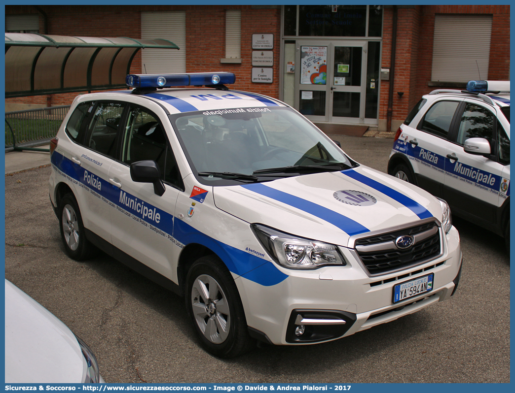 Polizia Locale YA594AN
Polizia Municipale
Comune di Imola
Subaru Forester VI serie restyling
Allestitore Bertazzoni S.r.l.
Parole chiave: Polizia;Locale;Municipale;Imola;Subaru;Forester;Bertazzoni;YA594AN;YA 594 AN