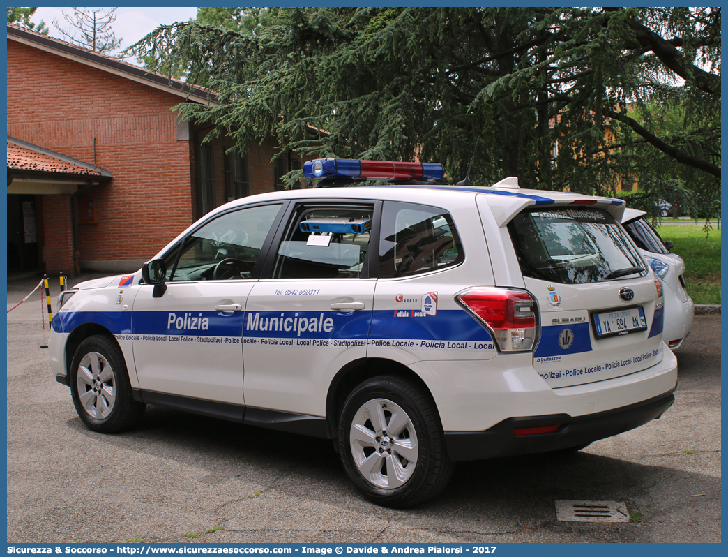 Polizia Locale YA594AN
Polizia Municipale
Comune di Imola
Subaru Forester VI serie restyling
Allestitore Bertazzoni S.r.l.
Parole chiave: Polizia;Locale;Municipale;Imola;Subaru;Forester;Bertazzoni;YA594AN;YA 594 AN