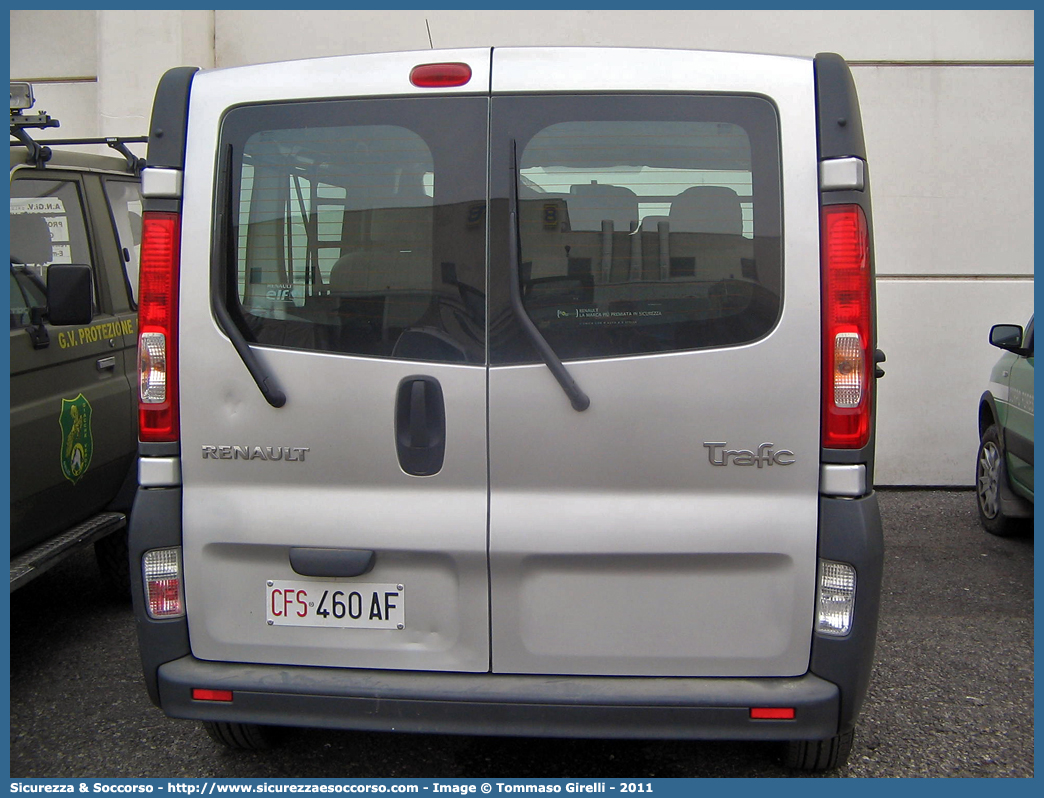 CFS 460AF
Corpo Forestale dello Stato
Renault Trafic III serie
Parole chiave: Corpo;Forestale;Stato;Corpo Forestale dello Stato;CFS;C.F.S.;Renault;Trafic