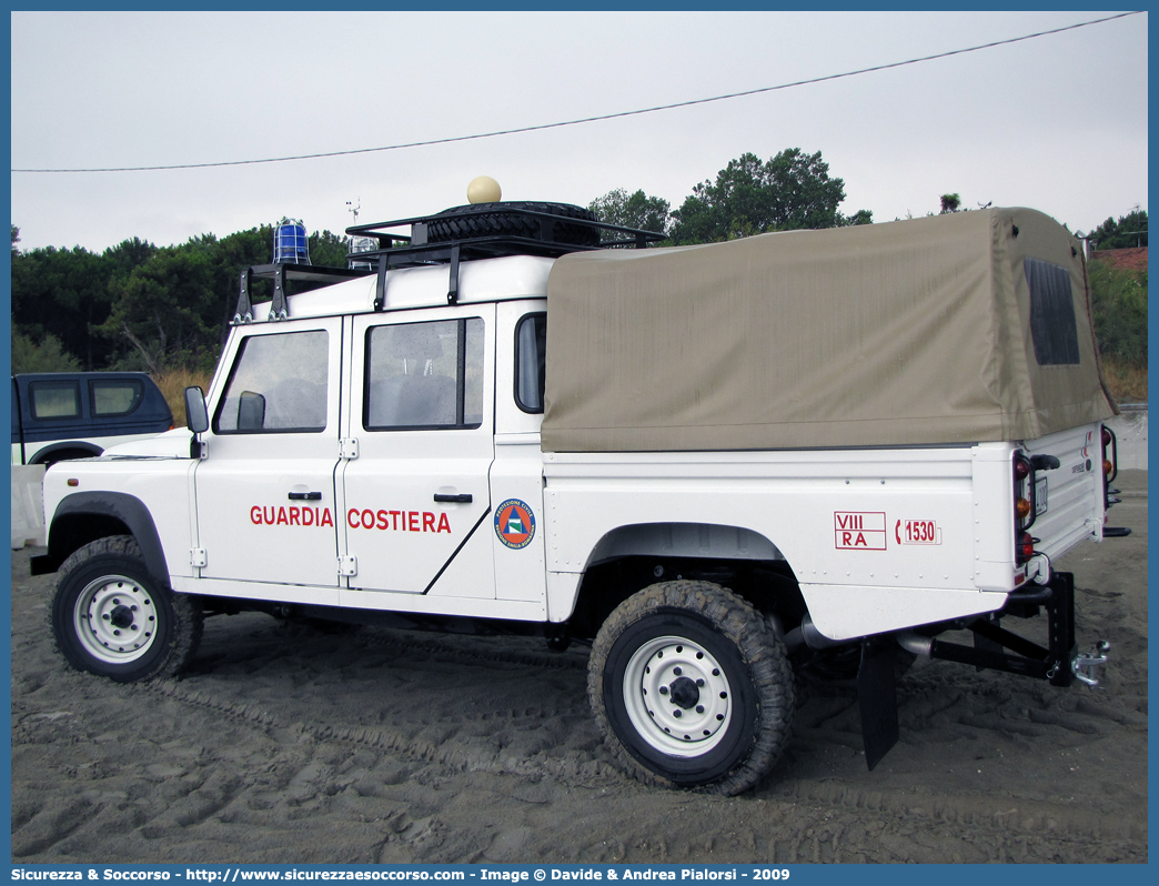 CP 4100
Corpo delle Capitanerie di Porto
Guardia Costiera
Land Rover Defender 130
Parole chiave: Guardia Costiera;Capitaneria di Porto;Capitanerie di Porto;Land Rover;Defender 130