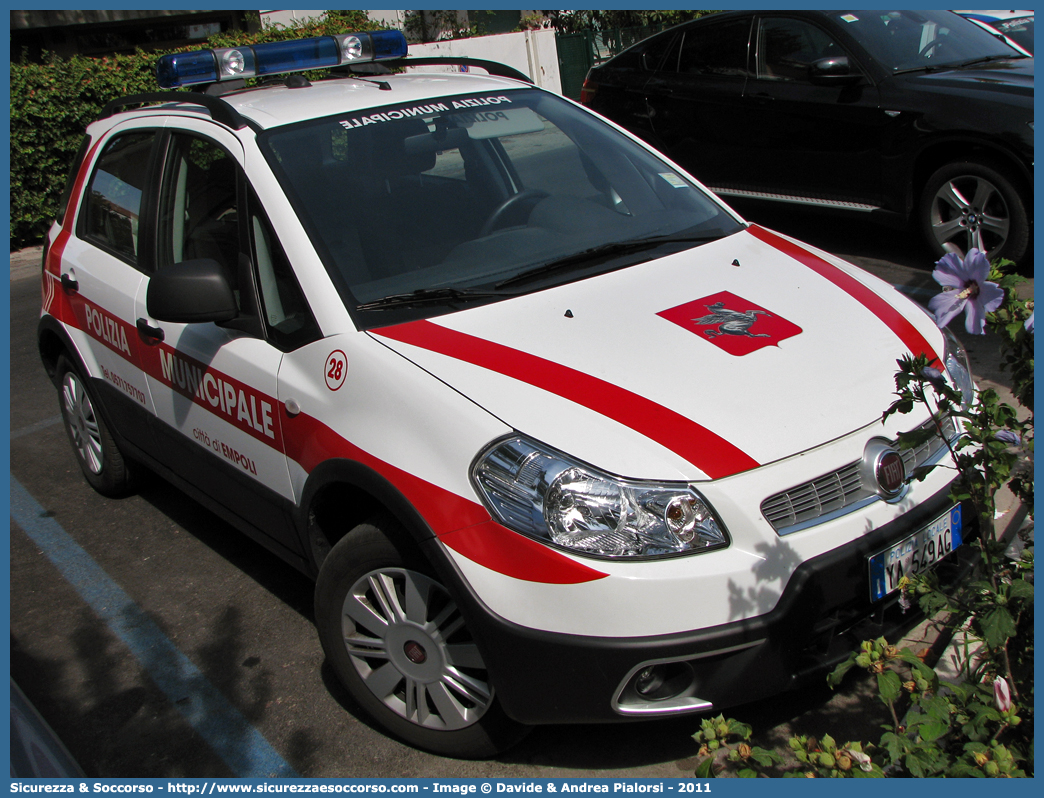 Polizia Locale YA549AG
Polizia Municipale
Comune di Empoli
Fiat Sedici II serie
Parole chiave: Polizia;Locale;Municipale;Empoli;Fiat;Sedici;YA549AG;YA 549 AG