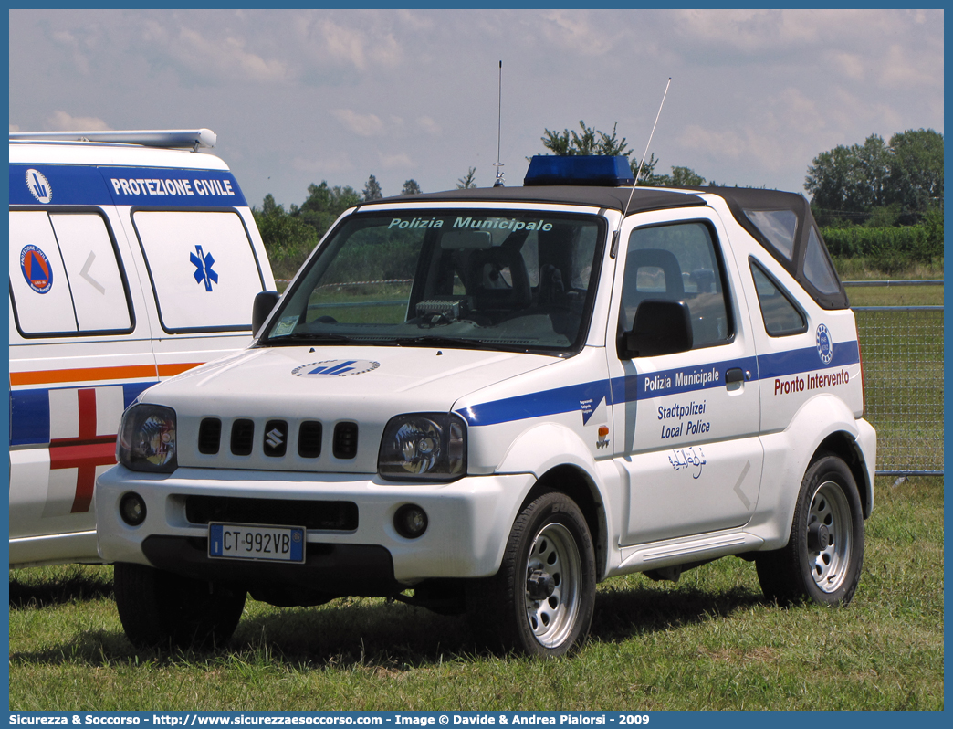 -
Polizia Municipale
Corpo Unico Bagnacavallo,
Cotignola e Fusignano
Suzuki Jimny
Parole chiave: Polizia;Locale;Municipale;Bagnacavallo;Cotignola;Fusignano;Suzuki;Jimny