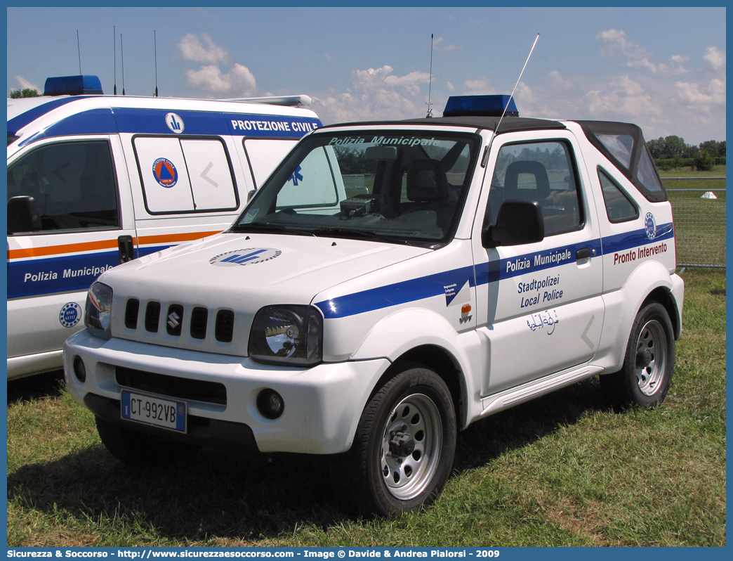 -
Polizia Municipale
Corpo Unico Bagnacavallo,
Cotignola e Fusignano
Suzuki Jimny
Parole chiave: Polizia;Locale;Municipale;Bagnacavallo;Cotignola;Fusignano;Suzuki;Jimny