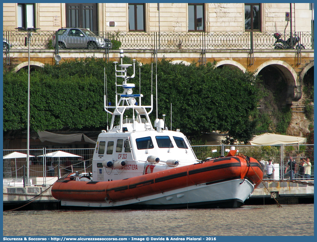 CP 323
Corpo delle Capitanerie di Porto
Guardia Costiera
Vedetta SAR Ognitempo Classe 300
"Ammiraglio Francese"
Cantieri Navali CodecasaDue S.p.A.
Parole chiave: CP;C.P.;G.C.;GC;Guardia;Costiera;Capitaneria;Capitanerie;Porto;Vedetta;Vedette;Costiera;Costiere;Classe;300;SAR;Ammiraglio;Francese;Codecasa