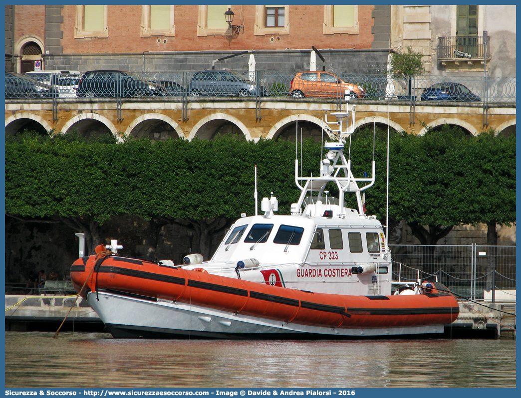 CP 323
Corpo delle Capitanerie di Porto
Guardia Costiera
Vedetta SAR Ognitempo Classe 300
"Ammiraglio Francese"
Cantieri Navali CodecasaDue S.p.A.
Parole chiave: CP;C.P.;G.C.;GC;Guardia;Costiera;Capitaneria;Capitanerie;Porto;Vedetta;Vedette;Costiera;Costiere;Classe;300;SAR;Ammiraglio;Francese;Codecasa