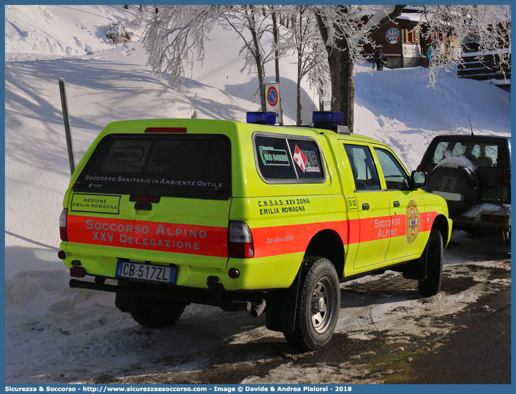 SA 100
Corpo Nazionale
Soccorso Alpino e Speleologico
Delegazione Alpina
XXV Emilia Romagna
Mitsubishi L200 III serie
Parole chiave: CNSAS;C.N.S.A.S.;Corpo;Nazionale;Soccorso;Alpino;Speleologico;Emilia;Romagna;SAER;S.A.E.R.;Mitsubishi;L200;L 200