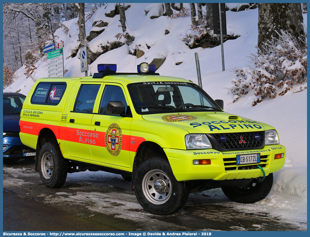 SA 100
Corpo Nazionale
Soccorso Alpino e Speleologico
Delegazione Alpina
XXV Emilia Romagna
Mitsubishi L200 III serie
Parole chiave: CNSAS;C.N.S.A.S.;Corpo;Nazionale;Soccorso;Alpino;Speleologico;Emilia;Romagna;SAER;S.A.E.R.;Mitsubishi;L200;L 200