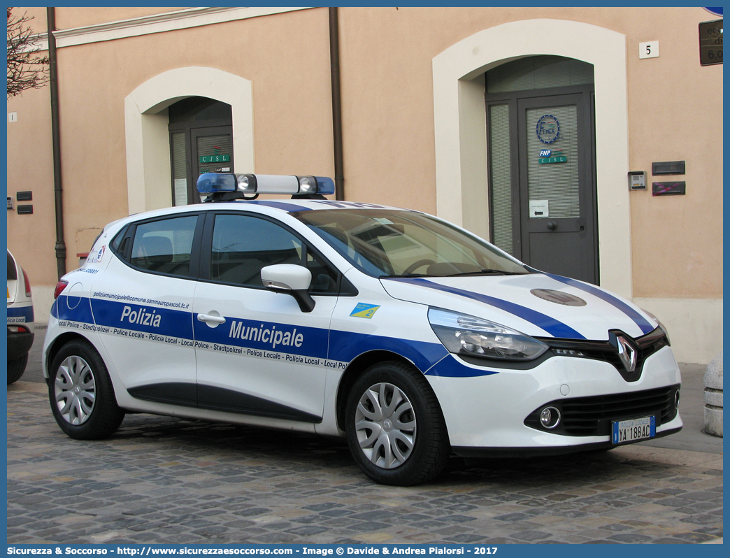 Polizia Locale YA188AC
Polizia Municipale
Comune di San Mauro Pascoli
Renault Clio VI serie
Allestitore Focaccia Group S.r.l.
Parole chiave: Polizia;Locale;Municipale;San Mauro Pascoli;Renault;Clio;Focaccia;YA188AC;YA 188 AC