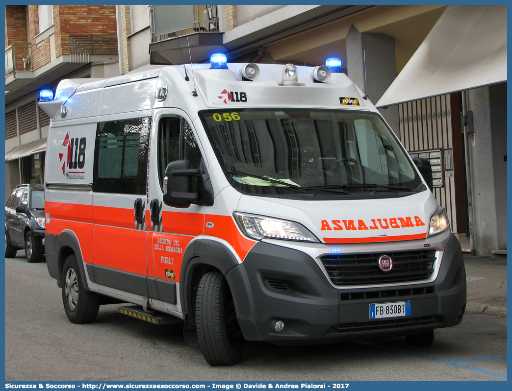 FO 02
118 Romagna Soccorso
Ambito Territoriale di Forlì
Fiat Ducato III serie restyling
Allestitore Vision S.r.l.
Parole chiave: 118;Romagna;Forlì;Forli;Soccorso;Ambulanza;Autoambulanza;Fiat;Ducato;X290;X 290;Vision