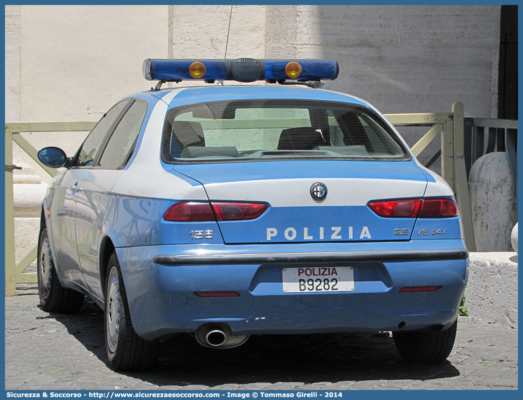 Polizia B9282
Polizia di Stato
Ufficio Presidenziale
Alfa Romeo 156 I serie
Parole chiave: PS;P.S.;Polizia;di;Stato;Pubblica;Sicurezza;Ufficio;Presidenziale;Alfa;Romeo;156;B9282