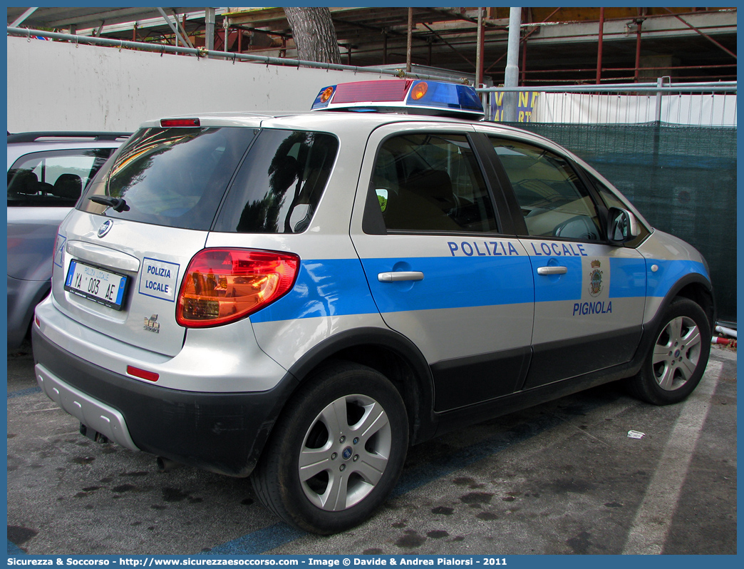 Polizia Locale YA003AE
Polizia Locale
Comune di Pignola
Fiat Sedici I serie
Parole chiave: Polizia;Locale;Municipale;Pignola;Fiat;Sedici;YA003AE;YA 003 AE