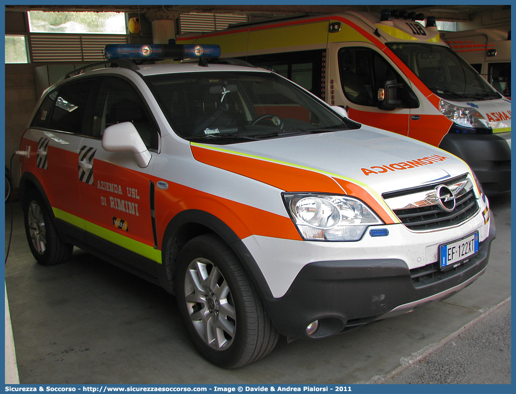 MIKE 12
118 Romagna Soccorso
Ambito Territoriale di Rimini
Opel Antara
Allestitore Vision S.r.l.
Parole chiave: 118;Romagna;Soccorso;Rimini;Automedica;Automedicalizzata;Auto Medica;Auto Medicalizzata;Opel;Antara;Vision