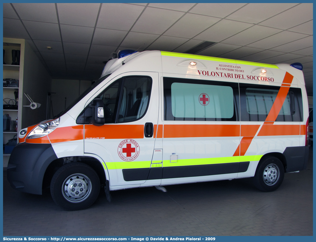 CRS 19
Croce Rossa
Repubblica di San Marino
Fiat Ducato III serie
Allestitore Bollanti S.r.l.
Parole chiave: Croce;Rossa;Repubblica;San Marino;CRS;RSM;C.R.S.;R.S.M.;Ambulanza;Fiat;Ducato;X250;CRS19;Bollanti