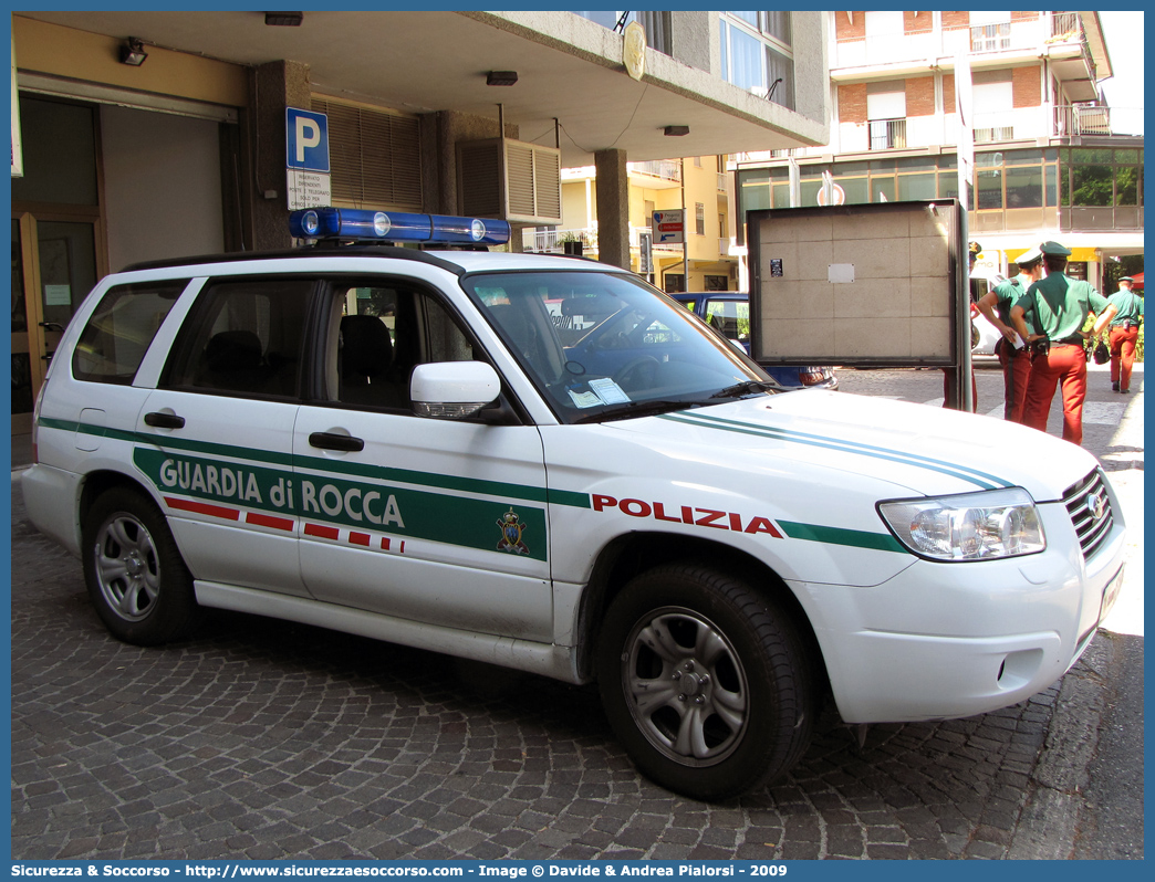 Polizia 134
Repubblica di San Marino
Guardia di Rocca
Subaru Forester IV serie
Parole chiave: Repubblica;San Marino;RSM;R.S.M.;Guardia di Rocca;Guardia;Rocca;Subaru;Forester