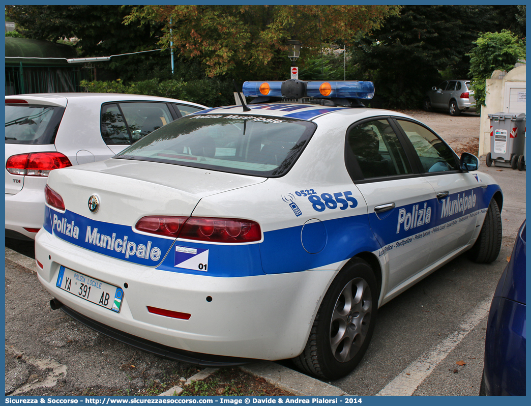 Polizia Locale YA391AB
Polizia Municipale
Unione Comuni Colline Matildiche
Alfa Romeo 159
Parole chiave: Polizia;Locale;Municipale;Colline Matildiche;Albinea;Quattro Castella;Vezzano Sul Crostolo;Alfa Romeo;159;YA391AB;YA 391 AB