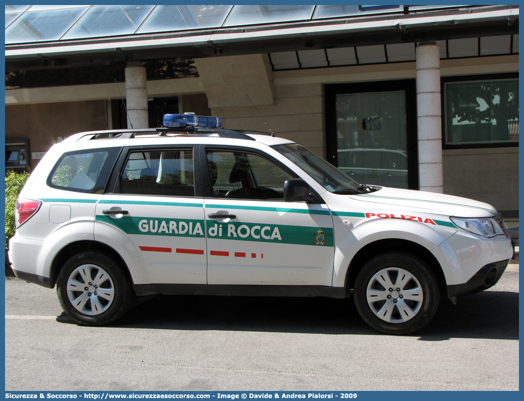 Polizia 162
Repubblica di San Marino
Guardia di Rocca
Subaru Forester V serie
Allestitore Focaccia Group S.r.l.
Parole chiave: Repubblica;San Marino;RSM;R.S.M.;Guardia di Rocca;Guardia;Rocca;Subaru;Forester;Focaccia